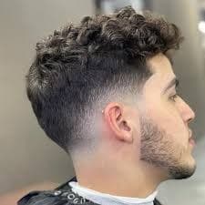 Coupe curly fade